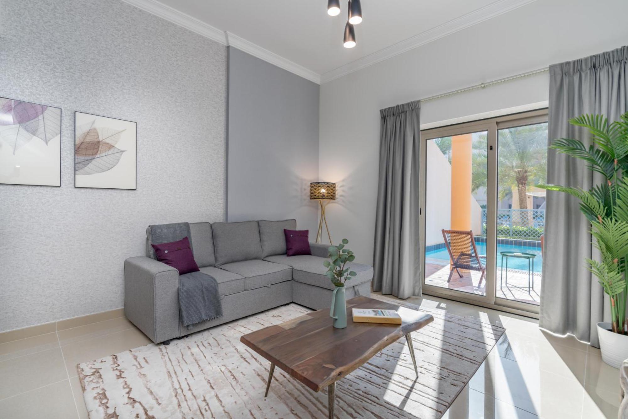 Apartamento Simply Comfort In Sarai Palm Jumeirah Dubái Exterior foto